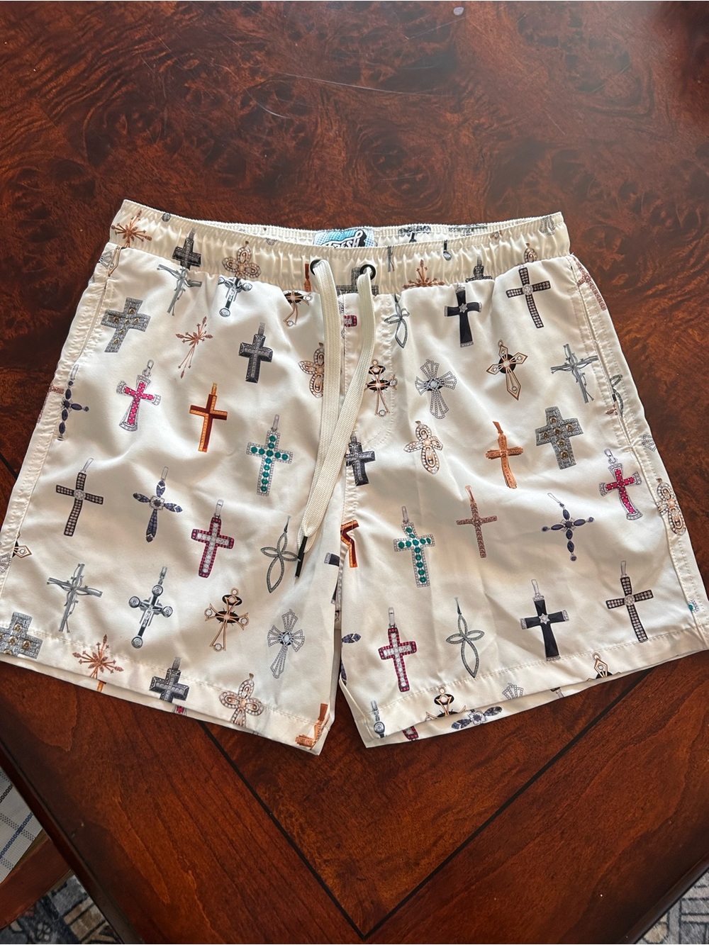 Fresh Prince Of Bel-air Drill Clothing Swim Trunks Medium Crosses Bravest